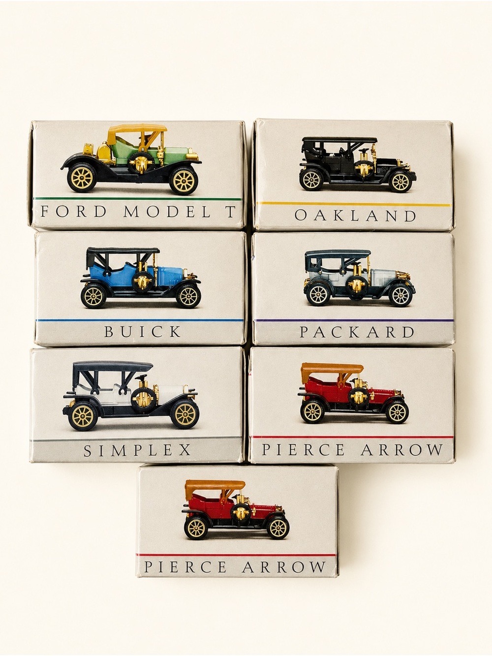 Reader’s Digest Collectible Classic Cars Lot 7 Vintage w/ Original Boxes